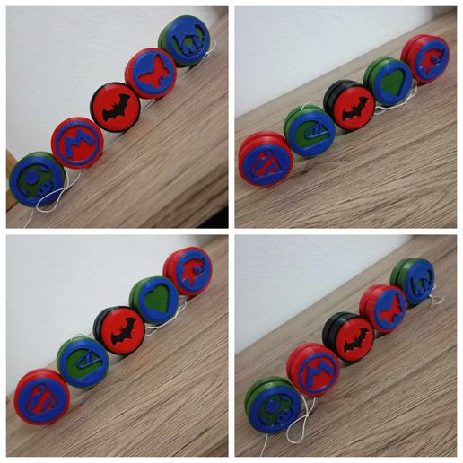 yoyo batman sonic stitch superman mario moto butterfly heart