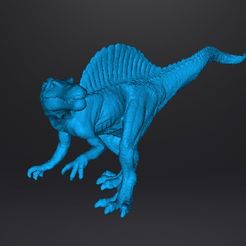 spinosaurus6.jpg Fichier STL Spinosaurus figurine modèle miniature dinosaure monstre dnd rpg faune et flore・Objet pour impression 3D à télécharger