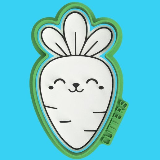 🥕🐰 Easter Carrot Cookie Cutter - Happy Bunny Treat - Easter Carrot Cutter - Cheerful and Fun.