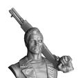 13.jpg TERMINATOR BUST T-800 3D PRINTABLE STL OBJ ZTL