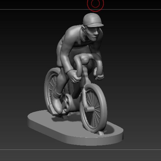 Cyclist Miniature B