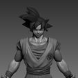 gokuu4.jpg Son Goku Dragon Ball fan-art statue 3dprint