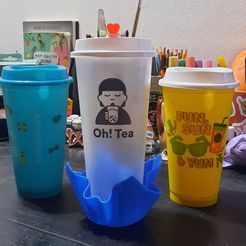 20240225_183428.jpg Coaster (Fabric Simulation) For Starbucks reusable cups (or similar)