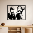 zrshlu.png The Walking Dead's Rick Grimes The Walking Deads Rick Grimes Gabriel Stokes Wall Art Framed