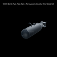 New-Project-2021-08-29T191446.028.png WWII Bomb Fuel /Gas Tank - For custom diecast / RC / Model kit