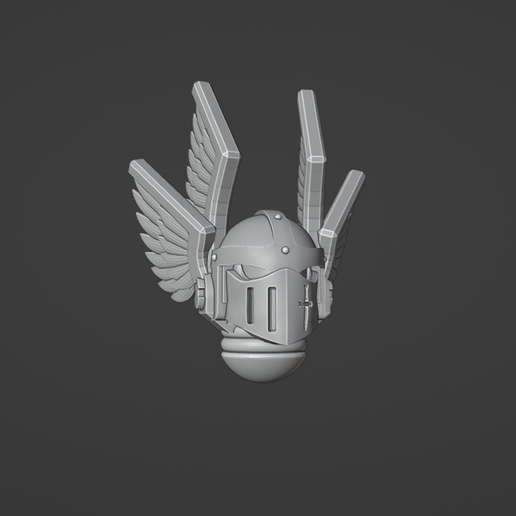 7.png STL file GLOOMY ANGELS HELMETS FOR NEW HERESY・Model to download and 3D print, VitalyKhan