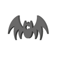bat2.png Download free STL file Bat ornament • 3D printable design, 3DPrintersaur