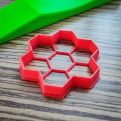 cookie_cutter_2.jpg Файл STL Honeycomb Cookie Cutter・Идея 3D-печати для скачивания