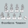 AstroGators-cover.jpg MicroFleet AstroGator Squadron Starship Pack
