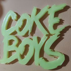 IMG_20211029_205817.jpg Файл STL Логотип COKE BOYS・Модель для печати в 3D скачать