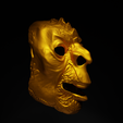 6.png Orc Coplay Costume Face Mask 3D print model