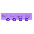 volkswagen keyrack.stl Volkswagen logo Keyrack