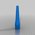 Estes_Recruiter_Nose_Cone_Solid.png Free STL file Estes Nose Cone P/N 072701・3D print model to download, JackHydrazine