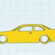 Web-capture_8-11-2023_102437_www.tinkercad.com.jpeg Bmw E36 3-Series M3 328i Coupe With Wing Silhouette Keyring