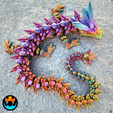signal-2022-01-17-115203_002.png Crystal Dragon, Articulating Flexi Wiggle Pet, Print in Place, Fantasy