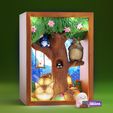 1.jpg My Neighbor Totoro Book Nook / Bookshelf diorama