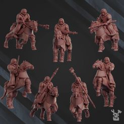resize-budyonny-s-cavalry-squad.jpg 3D-Datei Budyonnys Kavallerietruppe・Design für den 3D-Druck zum Herunterladen