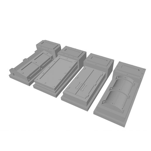 cemetery-kit-graves.jpg Download file Smallscale cemetery kit • 3D printable design, BitsBlitzDesigns