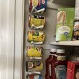 IMG_6593.jpg Estante modular para latas de parede APENAS ARQUIVO STL | Organizador de despensa imprimível | Impressão 3D de encaixe para arrumação de cozinha