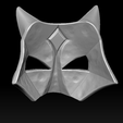 5.png STL file Wolf half mask・3D printer model to download