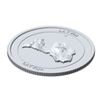 img_04.png Latvia 3D Topographic Coin 85 mm – Relief Collector Token | Latvija Höhenrelief-Münze