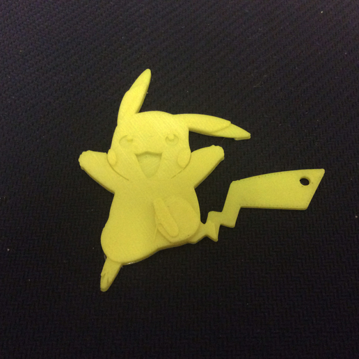 Pikachu Key Chain 3D model