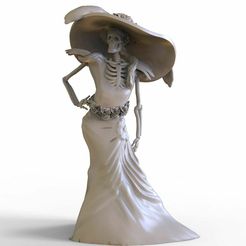 cat1.jpg La Catrina sculpture