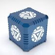 CHIMC1.jpg Candle Holder as Iron Man Cube Arc Reactor Assembly
