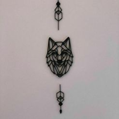 1.jpeg Fichier STL Loup en relief - Animal totémique・Idée pour impression 3D à télécharger