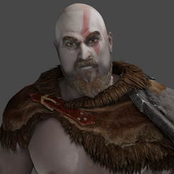 kratos.png Archivo 3D Krato warrior・Plan de impresión en 3D para descargar