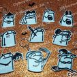 2-flork.jpg porte-clés / porte-clés , 20 FLORKS HALLOWEEN