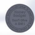 honey-badger-coin-back.jpg Free STL file Bitcoin coin・3D printing idea to download