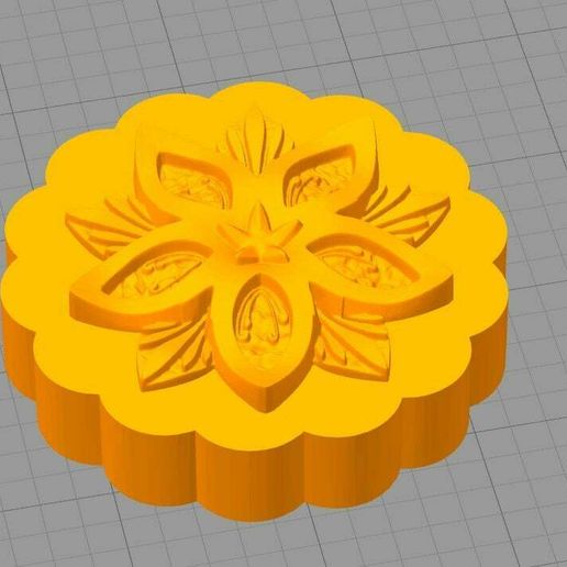 Moon cake plastic molds #NL200-12 Khuon Trung Thu 