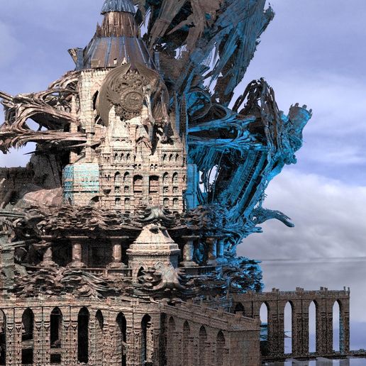 Switzerland inspired castle fortress 8