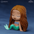 halle09.png Ariel Chibi Little Mermaid Movie Live Action Custom models No supports