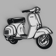 tinker.png Moto Vespa Logo Wall Picture