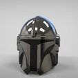 Helmet_V3.jpg Full Beskar armor from The Mandalorian UPDATED 3D print model