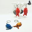 IMG_14841.jpg Cute Tiny Turtle Keychain - flexi Fin - Articulated - Print in Place - No Supports