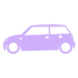 Mini R50-53 keyCHAIN.stl Mini Cooper R50/R53 Silhouette / Schlüsselanhänger