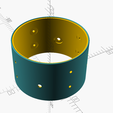 4-lug-shell-render.png Tambor eletrónico de 8 polegadas x 5 polegadas