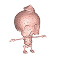 model.png Chibi skeleton low poly NO.2