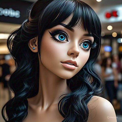 Nice girl 3D model