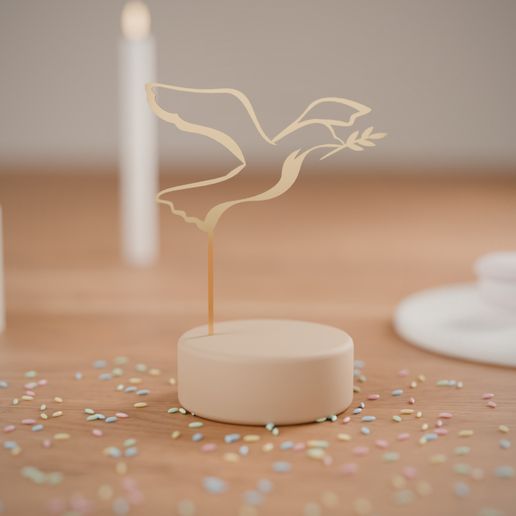 Dove Cake Topper