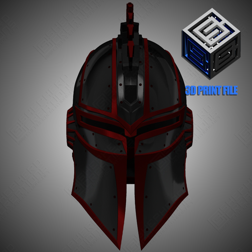 📁 stl Ares Red Rising Helm 3d print file・ 3D File for 3D printing・Cults