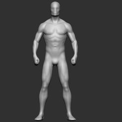 0A.jpg Fichier OBJ FILET DE BASE - MODÈLE DE BASE À CORPS COMPLET・Modèle pour imprimante 3D à télécharger