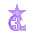 3rd.stl Награда Трофей 1, 2, 3