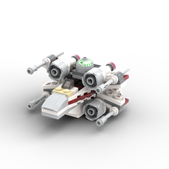 X-Wing-Fighter.png STL-Datei Star Wars X-Wing Fighter Microfighter 75032 (ohne Minifigur)・Modell für 3D-Drucker zum Herunterladen
