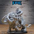 3644-Half-Giant-Barbarian-Rider-Large-1.jpg Half-Giant Barbarian Rider ‧ DnD Miniature ‧ Tabletop Miniatures ‧ Gaming Monster ‧ 3D Model ‧ RPG ‧ DnDminis ‧ STL FILE