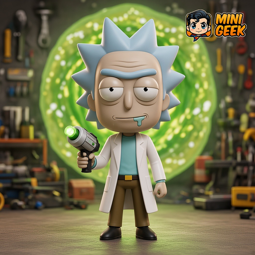 Mini Geek: Rick Sanchez Chibi (Rick and Morty)