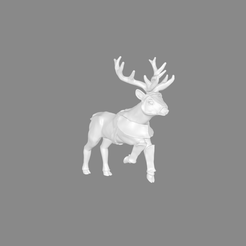 deer_thingiverse_pic.png Free STL file Foxmen: Armoured Deer Miniature・Object to download and to 3D print, Ilhadiel